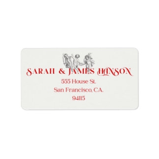 Etiqueta Rótulo de Endereço Cherub