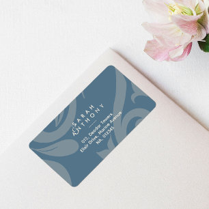 Etiqueta Rótulo de Endereço Clássico de Casamento do Vintag