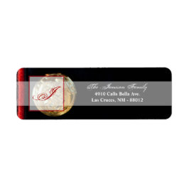 Etiqueta Rótulo de endereço de devolução .75"x2.25" Blues d