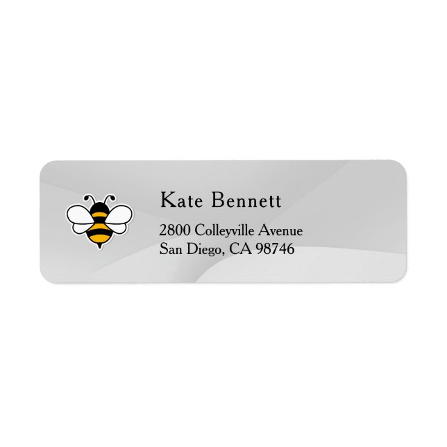Etiqueta Rótulo de Endereço de Devolução Honey Business (Frente)