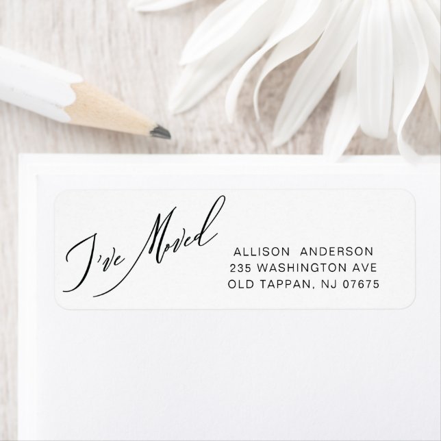 Etiqueta Rótulo de Endereço de Devolução Moderno (Insitu)