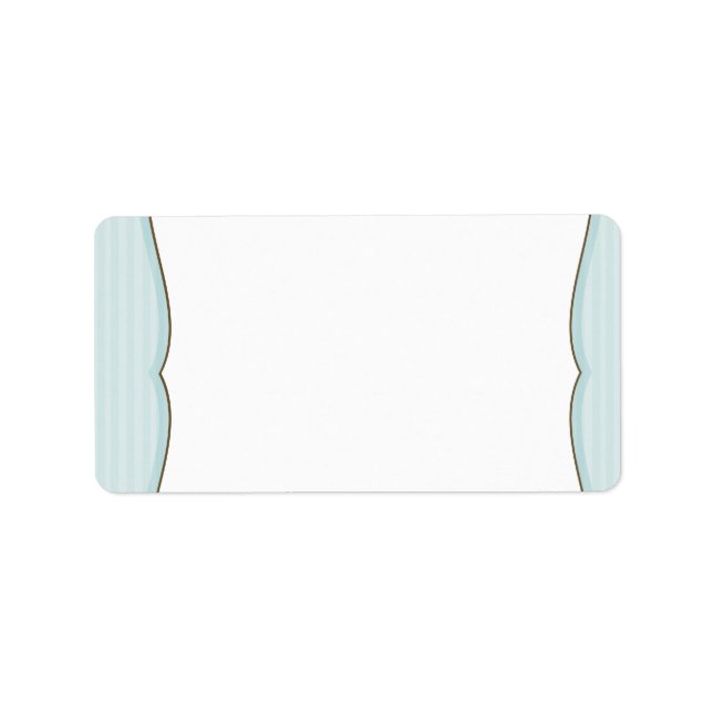 Etiqueta Rótulo de Endereço de Faixa (Frente)