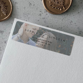 Etiqueta Rótulo de Endereço de Retorno de Fotografia para C