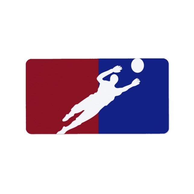 Etiqueta Rótulo de Endereço do Futebol (Frente)