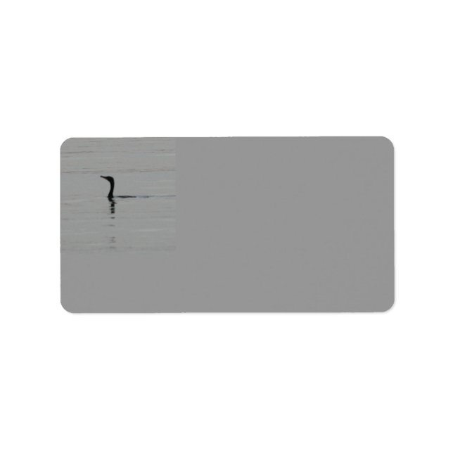 Etiqueta Rótulo de endereço do lago (Frente)