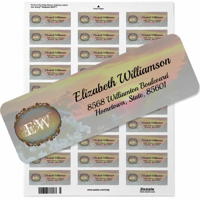 Etiqueta Rótulo de endereço do Sunset 2295 do telhado (Criador carregado)