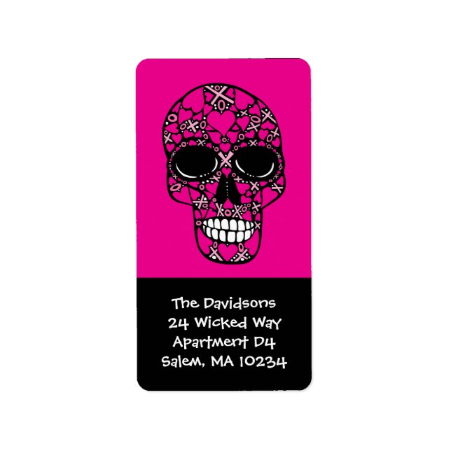 Etiqueta Rótulo de Endereço do XOXO Forever (Frente)