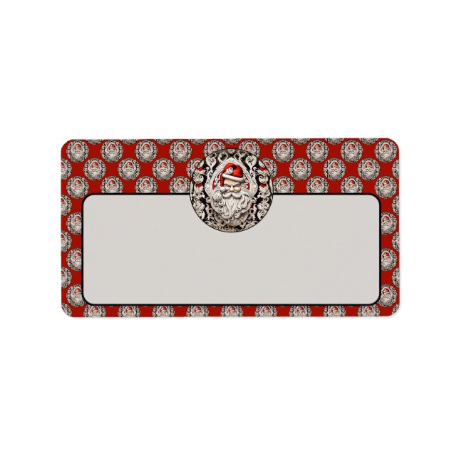 Etiqueta Rótulo de endereço/envio de NATAL WHIMSIGOTH (Frente)