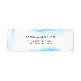 Etiqueta Rótulo de endereço para um casamento moderno.