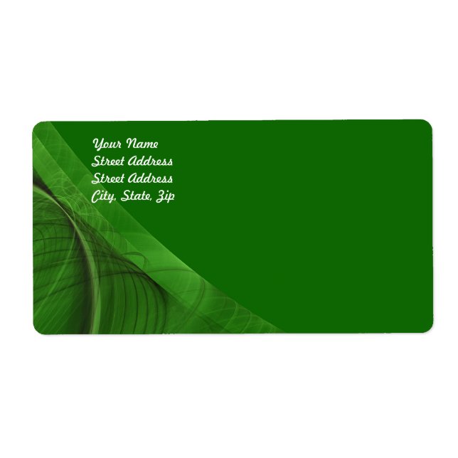 Etiqueta Rótulo de Entrega Fratural Verde (Frente)