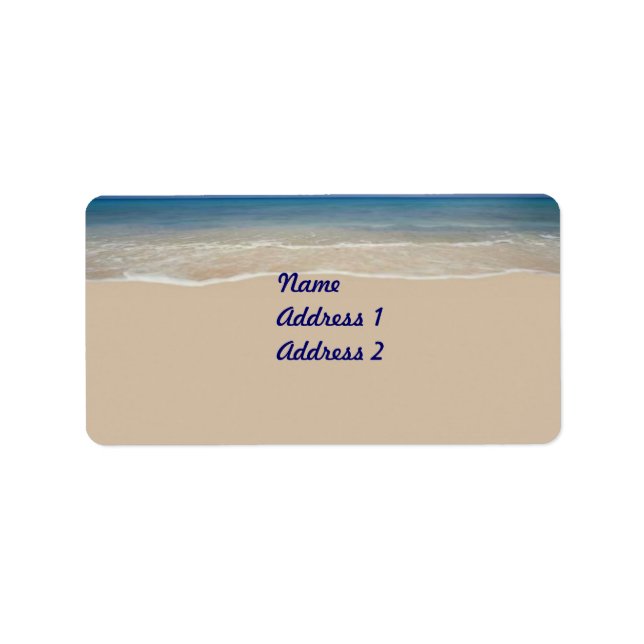 Etiqueta Rótulo de Férias (Frente)