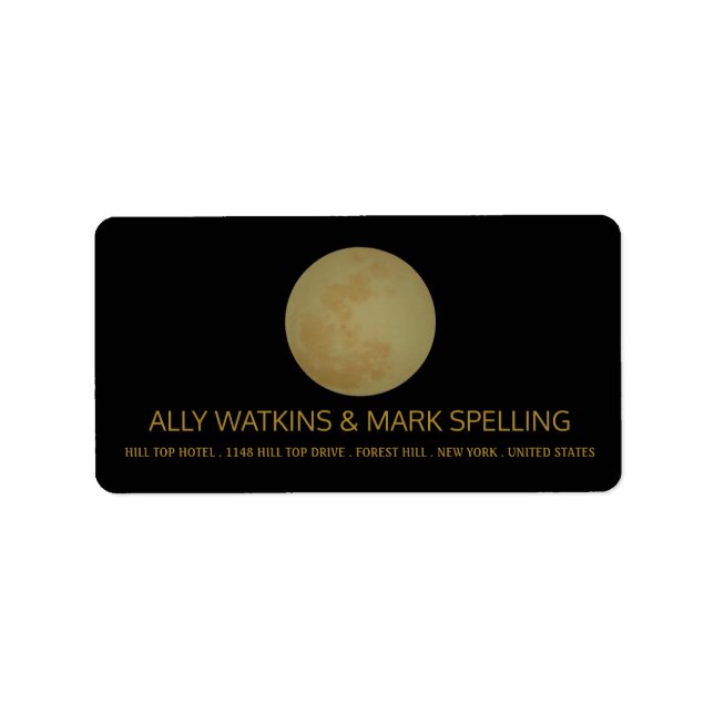 Etiqueta Rótulo de Festa de Halloween (Frente)