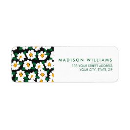 Etiqueta Rótulo de Flores Modernas Mínimas Personalizadas