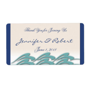 Etiqueta Rótulo de Marinho de Garrafa de Água