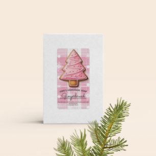Etiqueta Rótulo de Natal de Biscoitos de Negócios de Sabone