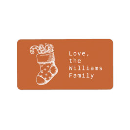 Etiqueta Rótulo de Oferta Laranja Queimada do Script de nat