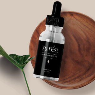 Etiqueta Rótulo de produto da garrafa de beleza cosmética