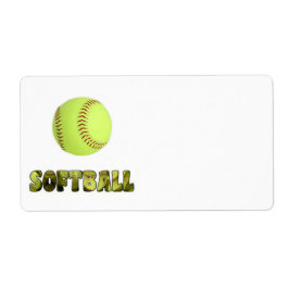 Etiqueta Rótulo de Softbol