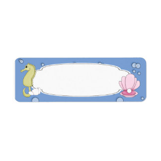 Etiqueta Rótulo de Vida do Mar