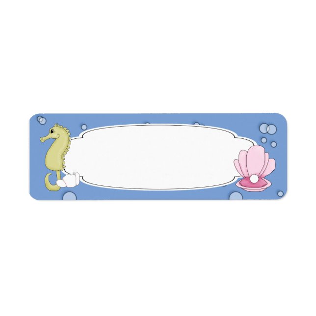 Etiqueta Rótulo de Vida do Mar (Frente)