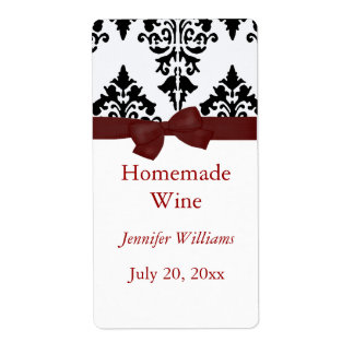 Etiqueta Rótulo de Vinho Homemade