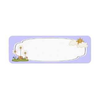 Etiqueta Rótulo do Daisies