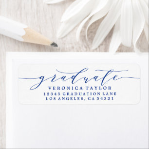 ETIQUETA RÓTULO DO ENDEREÇO DE RETORNO DE CALLIGRAPHY MINIM