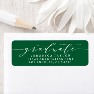 ETIQUETA RÓTULO DO ENDEREÇO DE RETORNO DE CALLIGRAPHY MINIM
