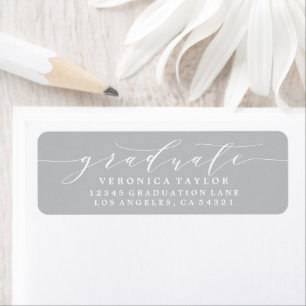 ETIQUETA RÓTULO DO ENDEREÇO DE RETORNO DE CALLIGRAPHY MINIM