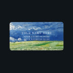 ETIQUETA RÓTULO DO ENDEREÇO : VAN GOGH : CAMPO DE TRIGO<br><div class="desc">RÓTULO DO ENDEREÇO : VAN GOGH : CAMPO DE TRIGO SOB NUVENS</div>
