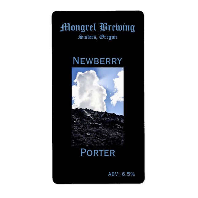 Etiqueta Rótulo do Frasco da Cerveja (Frente)