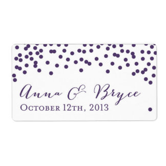 Etiqueta Rótulo do frasco de água potável