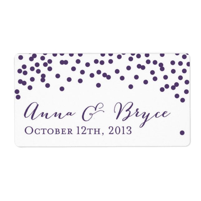 Etiqueta Rótulo do frasco de água potável (Frente)