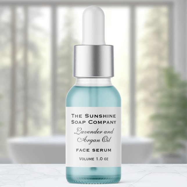 Etiqueta Rótulo do frasco minúsculo branco (Criador carregado)