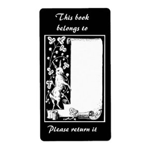 Etiqueta Rótulo do livro