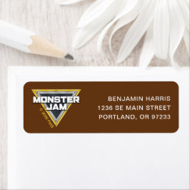 Etiqueta Rótulo do Logotipo da Monster Jam