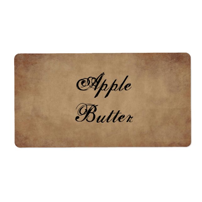 Etiqueta Rótulo do Produto Primitivo (Frente)