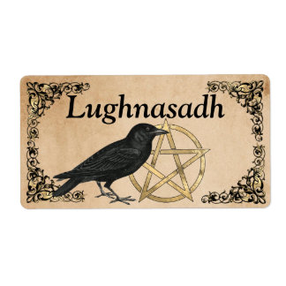 ETIQUETA RÓTULO DO SABBAT LUGHNASADH