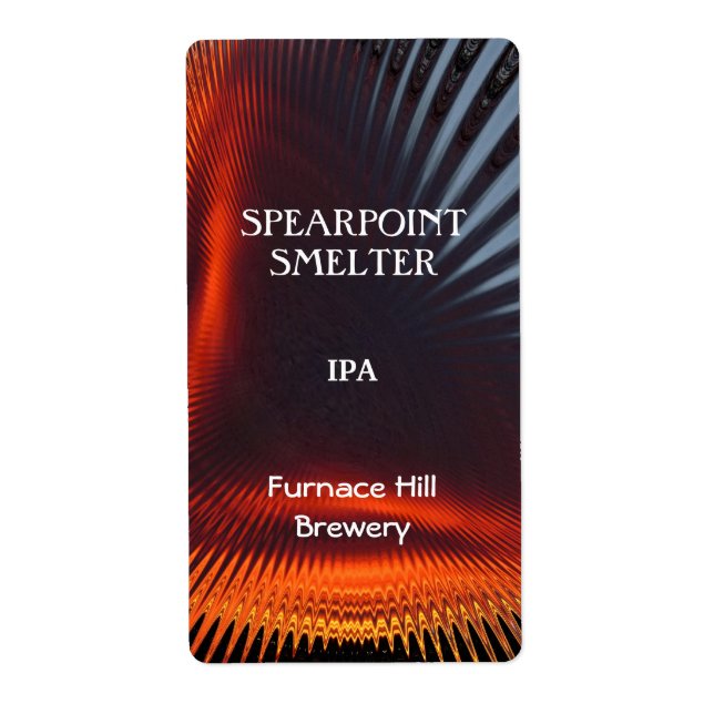 Etiqueta Rótulo do Spearpoint ~ Beer (Frente)