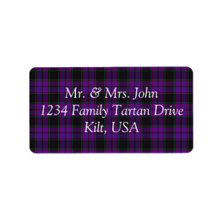 Etiqueta Rótulo do Tartan Laird