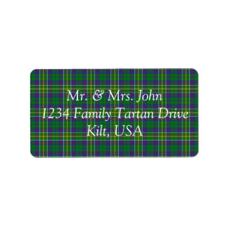 Etiqueta Rótulo Hunter Tartan