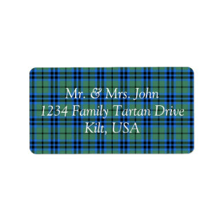 Etiqueta Rótulo Keith Tartan