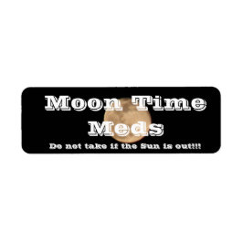 Etiqueta Rótulo Med da Noite