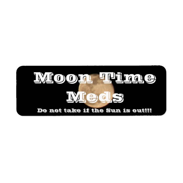 Etiqueta Rótulo Med da Noite (Frente)