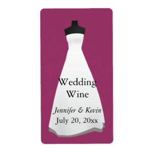 Etiqueta Rótulo Mini Vinho Casado