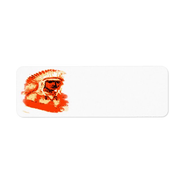 Etiqueta Rótulo Ojibwa (Frente)