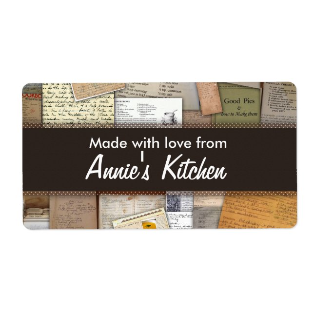 Etiqueta Rótulo Personalizável de Recebimentos em Casa (Frente)