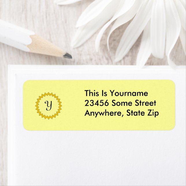 Etiqueta Rótulo - retorno - Monograma (Insitu)