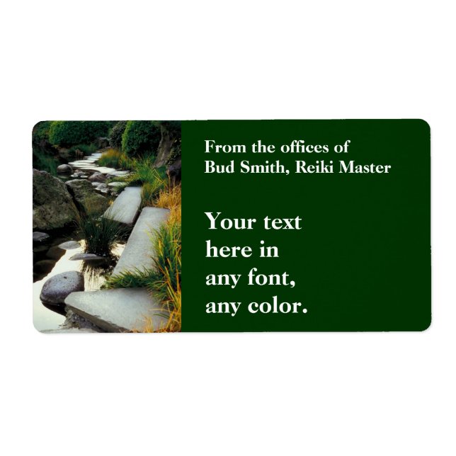 Etiqueta Rótulo Rocky Creek (Frente)