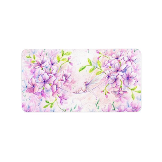 Etiqueta Rótulo Rosa Sujo (Frente)